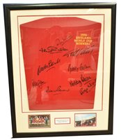 Lot 181 - 1966 World Cup replica England shirt, signed
