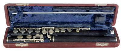 Lot 1 - Flute Gebruder Monnig, cased