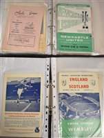 Lot 163 - Football programmes