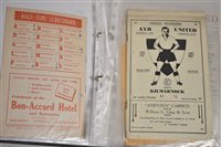 Lot 164 - Football programmes