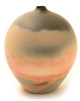 Lot 20 - Raku fired vase