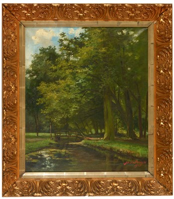 Lot 360 - J* H* de Bruyn - oil.