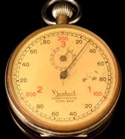 Lot 1161 - WWII Hanhart stopwatch