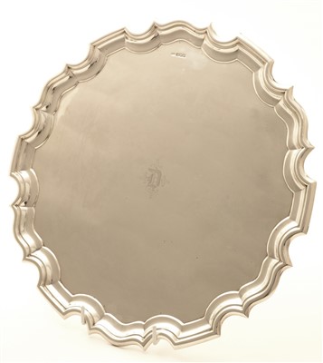 Lot 488 - Silver tray