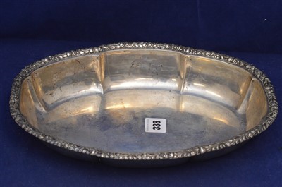 Lot 338 - German silver dish