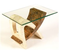 Lot 68 - A modern abstract design coffee table.