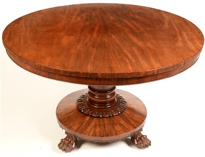 Lot 802 - An early Victorian mahogany breakfast table.
