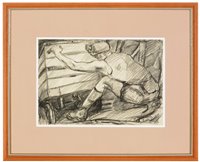 Lot 310 - Thomas "Tom" McGuinness - drawing.