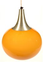 Lot 57 - A 1970's ceiling light