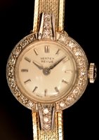 Lot 1164 - Diamond set cocktail watch by Vertex