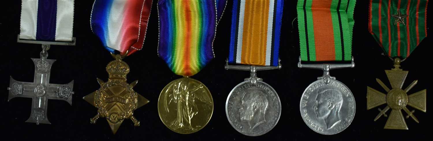 Lot 1546 - Military Cross group