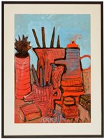 Lot 216 - M* Anovevres - watercolours.