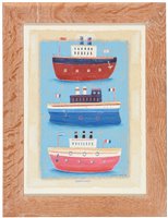 Lot 185 - Simon Hart - watercolour.