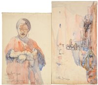 Lot 199 - Anthony Gross - watercolours.