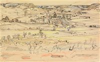 Lot 203 - Anthony Gross - watercolour.