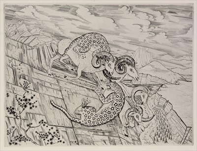 Lot 1039 - Joseph Hecht - etching