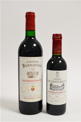 Lot 441 - Twelve half bottles and a bottle of Saint-Emilion