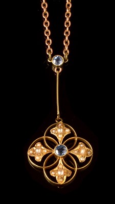Lot 643 - Edwardian pendant