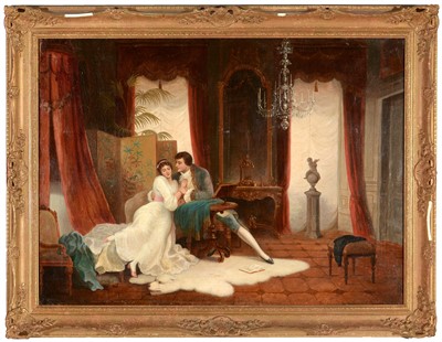 Lot 327 - 19th Century Continental School - oil.