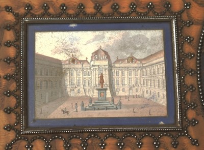 Lot 986 - An early 19th century memoriam box