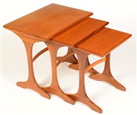 Lot 72A - G-Plan: - a nest of tables.