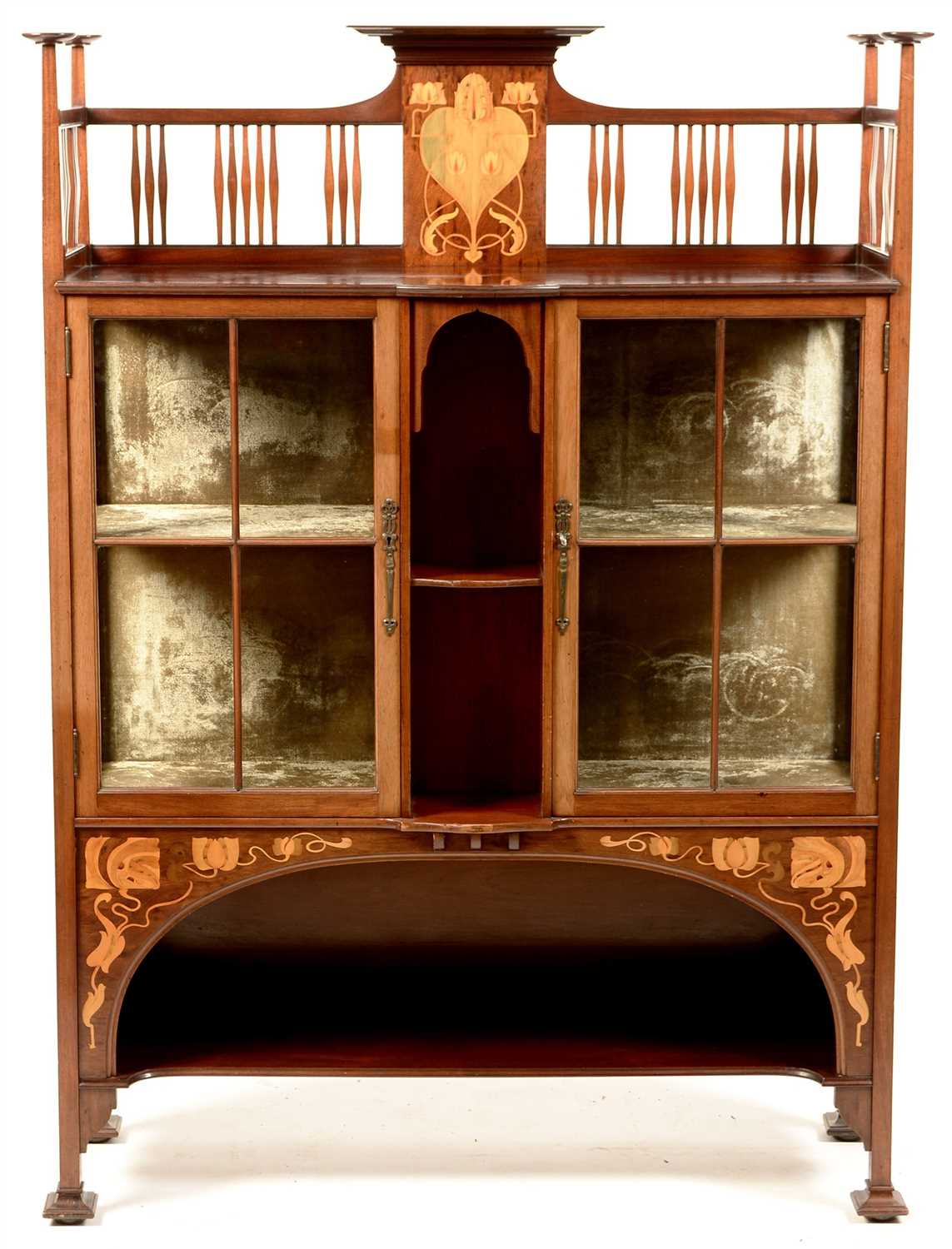 Lot 855 - Shapland & Petter Display cabinet