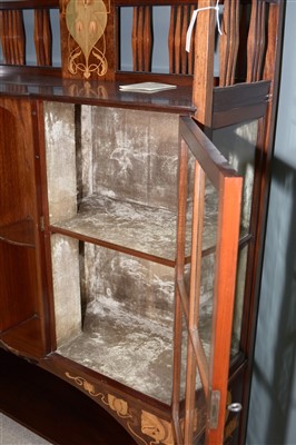 Lot 855 - Shapland & Petter Display cabinet