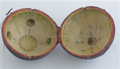 Lot 414 - A 2-inch Newton's pocket globe, English,...