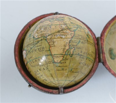Lot 414 - A 2-inch Newton's pocket globe, English,...