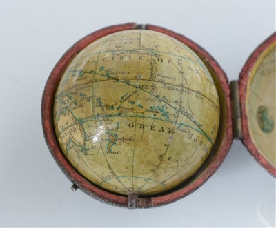 Lot 414 - A 2-inch Newton's pocket globe, English,...