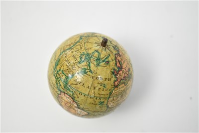Lot 414 - A 2-inch Newton's pocket globe, English,...