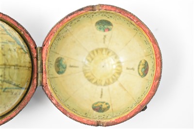 Lot 414 - A 2-inch Newton's pocket globe, English,...