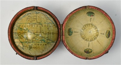 Lot 414 - A 2-inch Newton's pocket globe, English,...