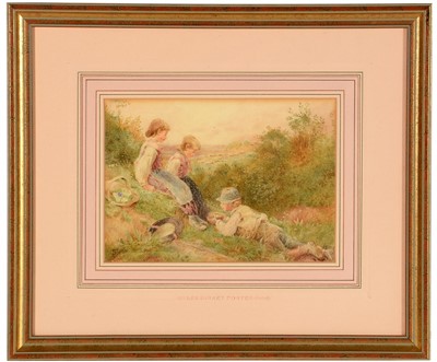 Lot 278 - A Follower of Myles Birket Foster - watercolour.