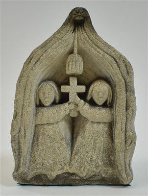 Lot 409 - Religious carving