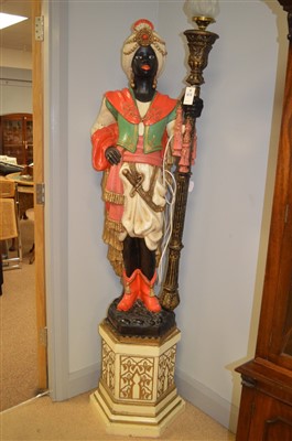 Lot 873 - Moorish light figures