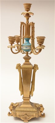 Lot 443 - A pair of candelabra