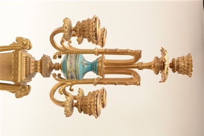 Lot 443 - A pair of candelabra