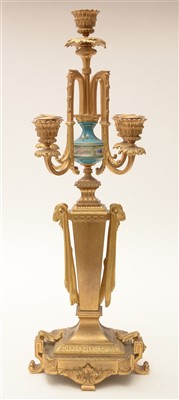 Lot 443 - A pair of candelabra
