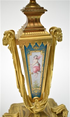 Lot 443 - A pair of candelabra