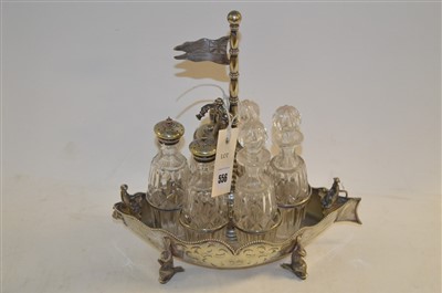 Lot 556 - Cruet set