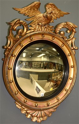Lot 762 - Regency Convex Mirror
