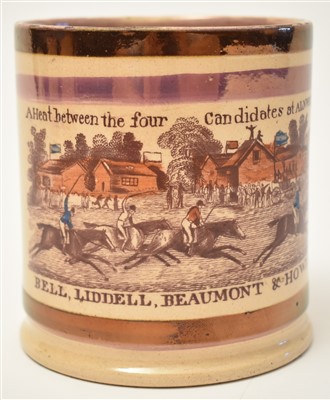 Lot 291 - 1826 Alnwick Election tankard