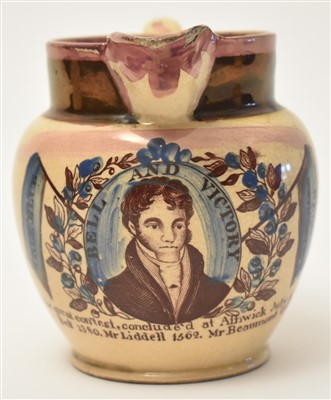 Lot 292 - 1826 Alnwick Election jug