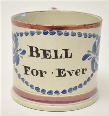Lot 294 - 1826 Alnwick Election tankard