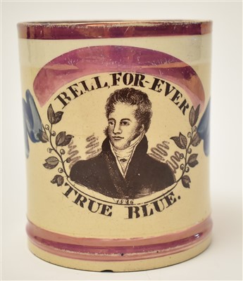 Lot 297 - 1826 Alnwick Election tankard
