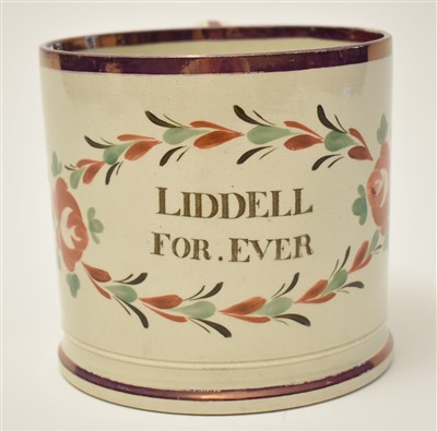 Lot 298 - 1826 Alnwick Election tankard