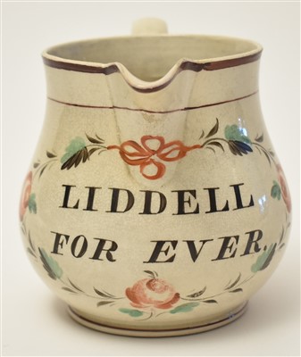 Lot 299 - 1826 Alnwick Election jug