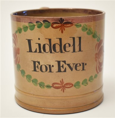 Lot 300 - 1826 Alnwick Election tankard