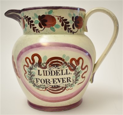 Lot 301 - 1826 Alnwick Election jug